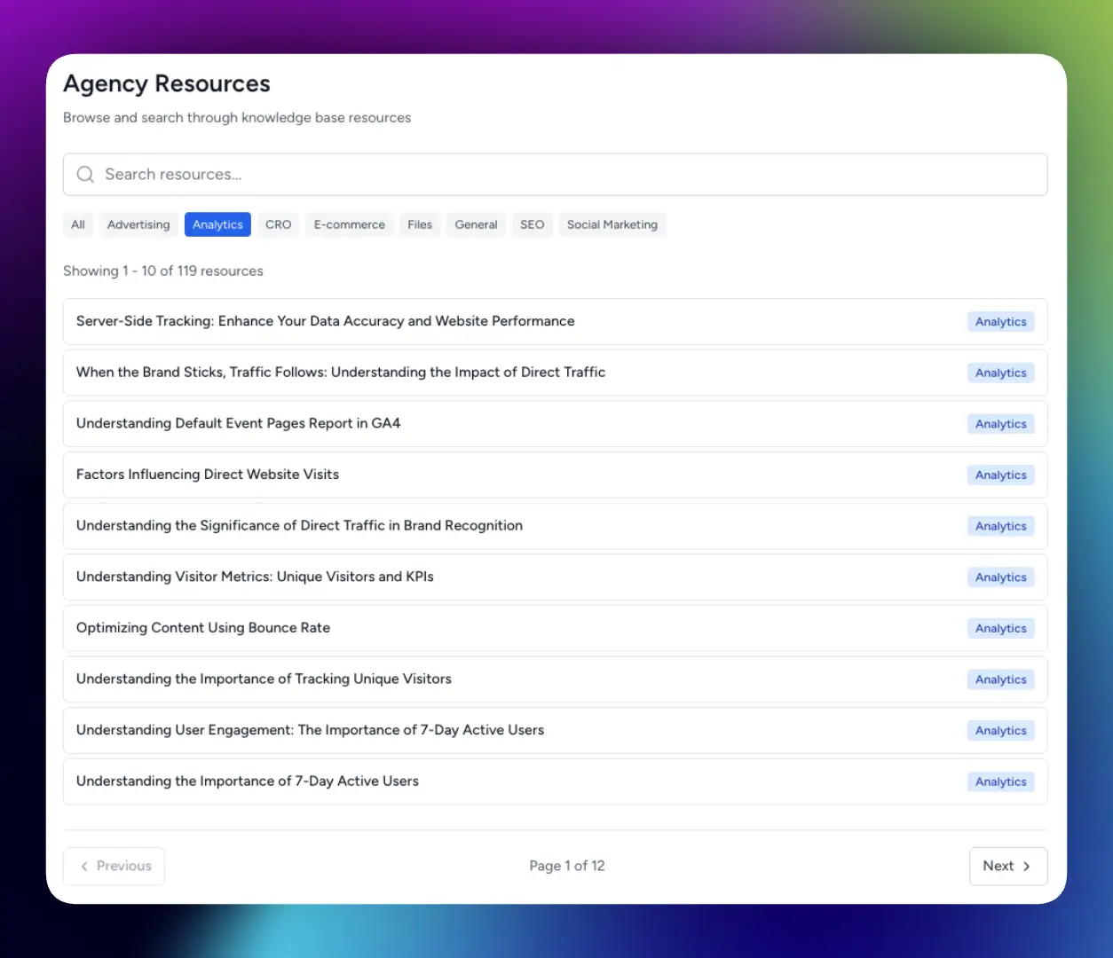 Agency Resources feature illustration