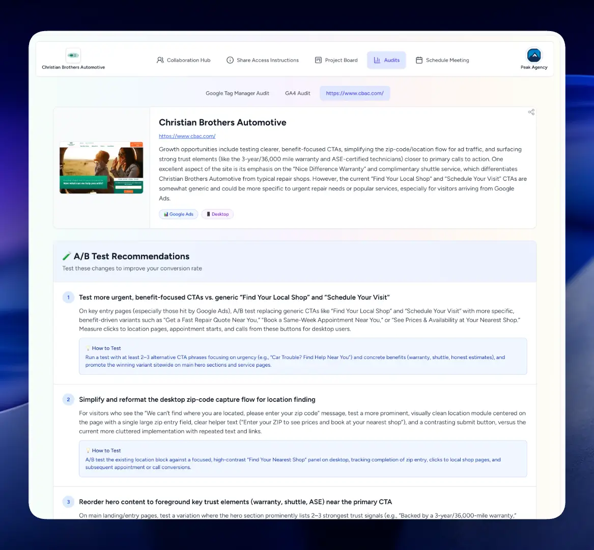 Audits feature illustration