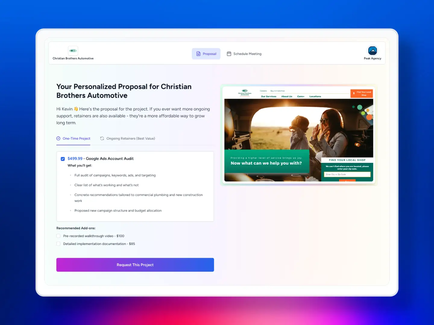 Proposals feature illustration